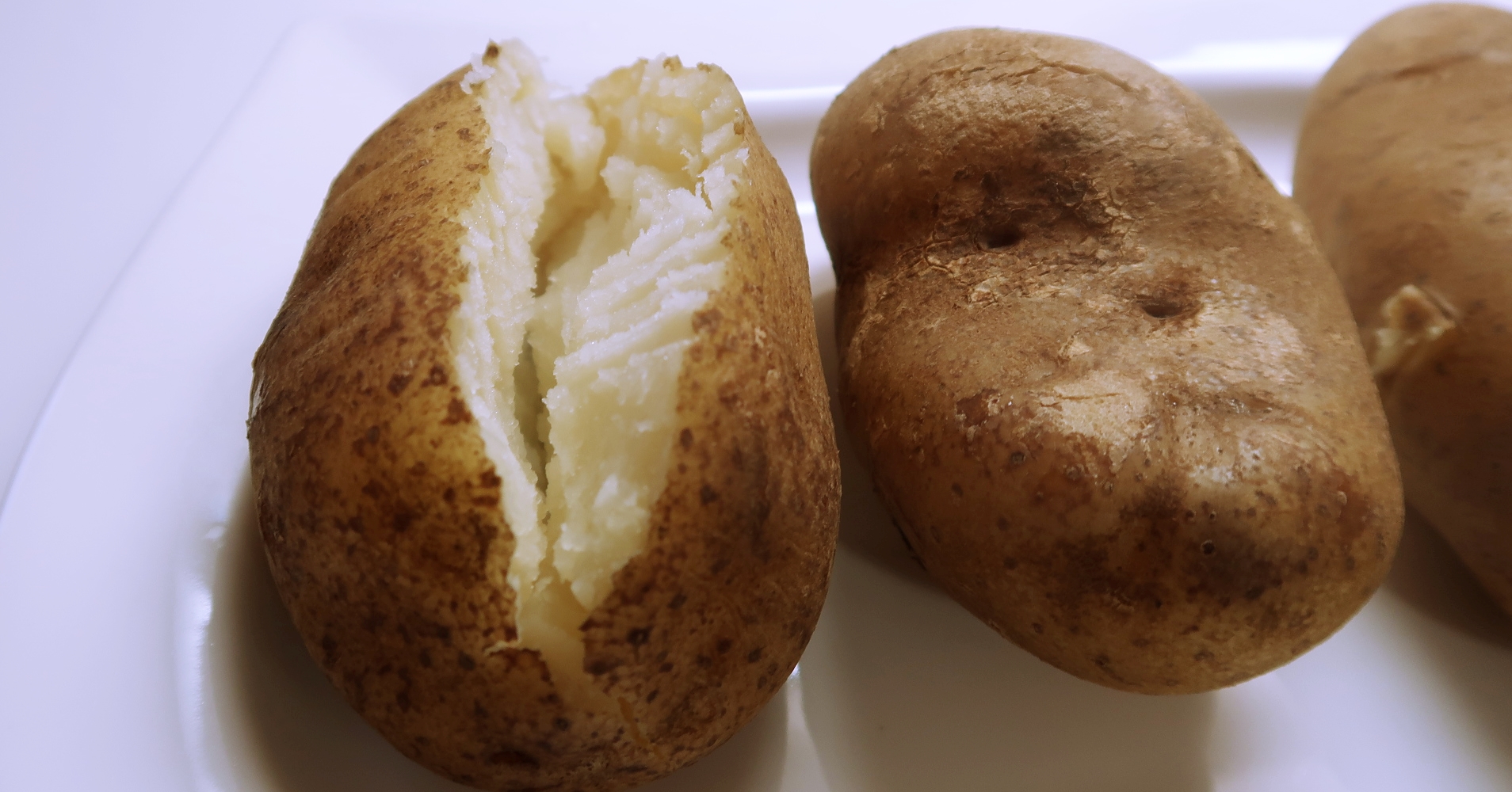 Instant Pot Potato cut open